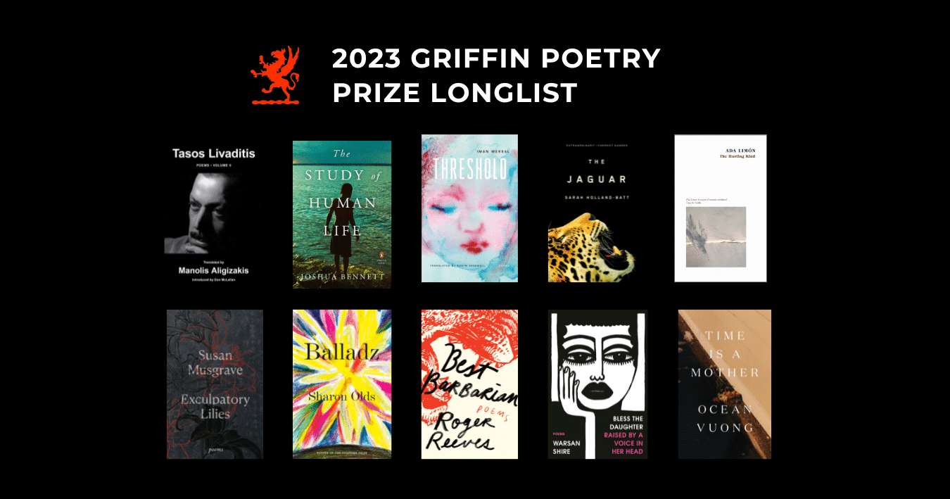 2023 Longlist Announcement - Griffin Poetry Prize